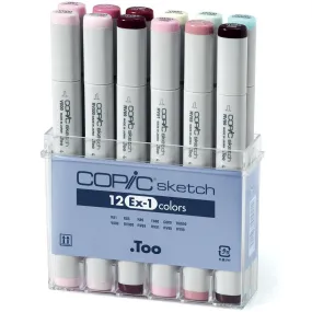 Copic Sketch 12 Pen Set Ex-Set 1