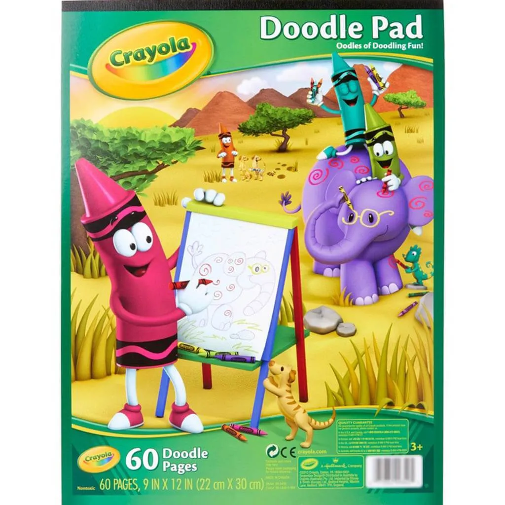 Crayola Doodle Pad 9in x 12in 60 Sheets