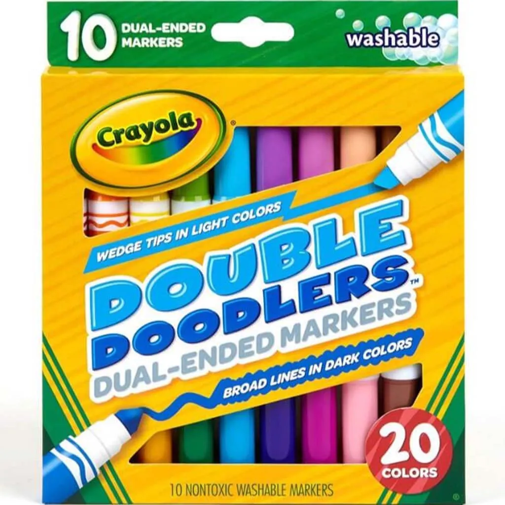 Crayola Dual-Ended Washable Double Doodlers Markers