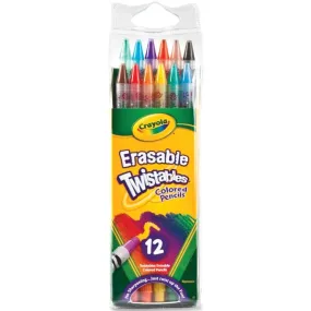 Crayola Twistables Erasable Colored Pencils 12 colors