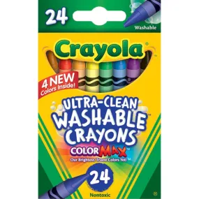 Crayola Ultra Clean Washable Crayons 24ct