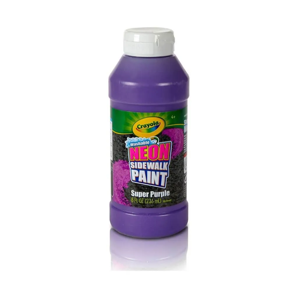 Crayola Washable Neon Sidewalk Paint 8oz