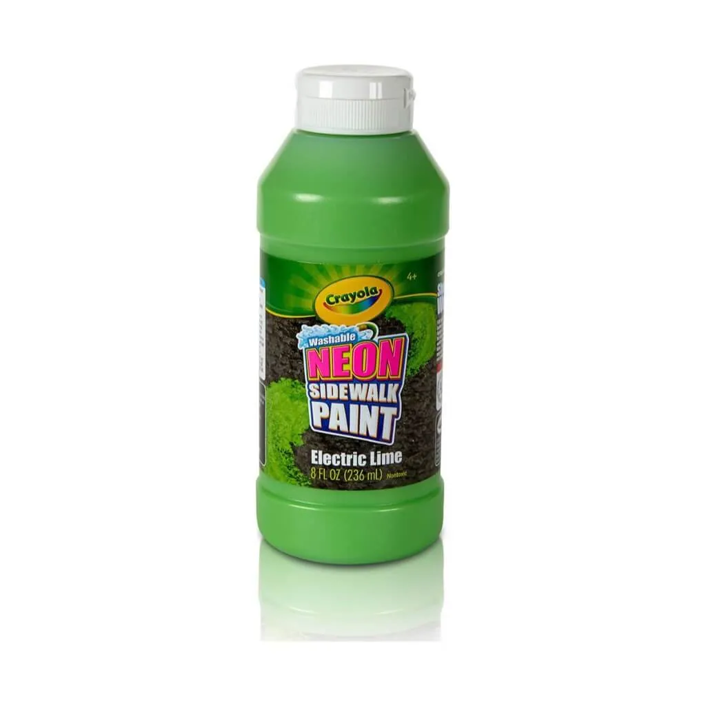 Crayola Washable Neon Sidewalk Paint 8oz