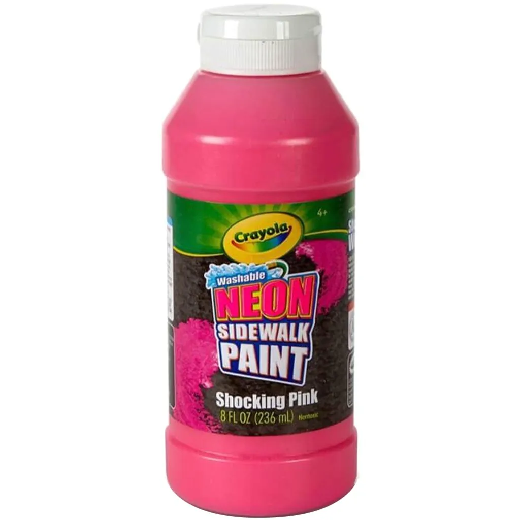 Crayola Washable Neon Sidewalk Paint 8oz