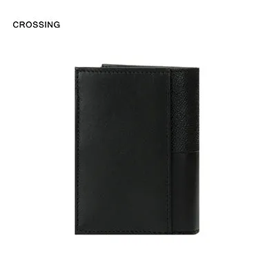 Crossing Infinite Short Leather Wallet With Coin Pouch RFID