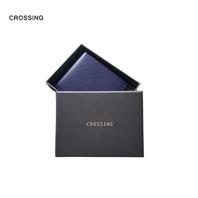 Crossing Infinite Short Leather Wallet With Coin Pouch RFID