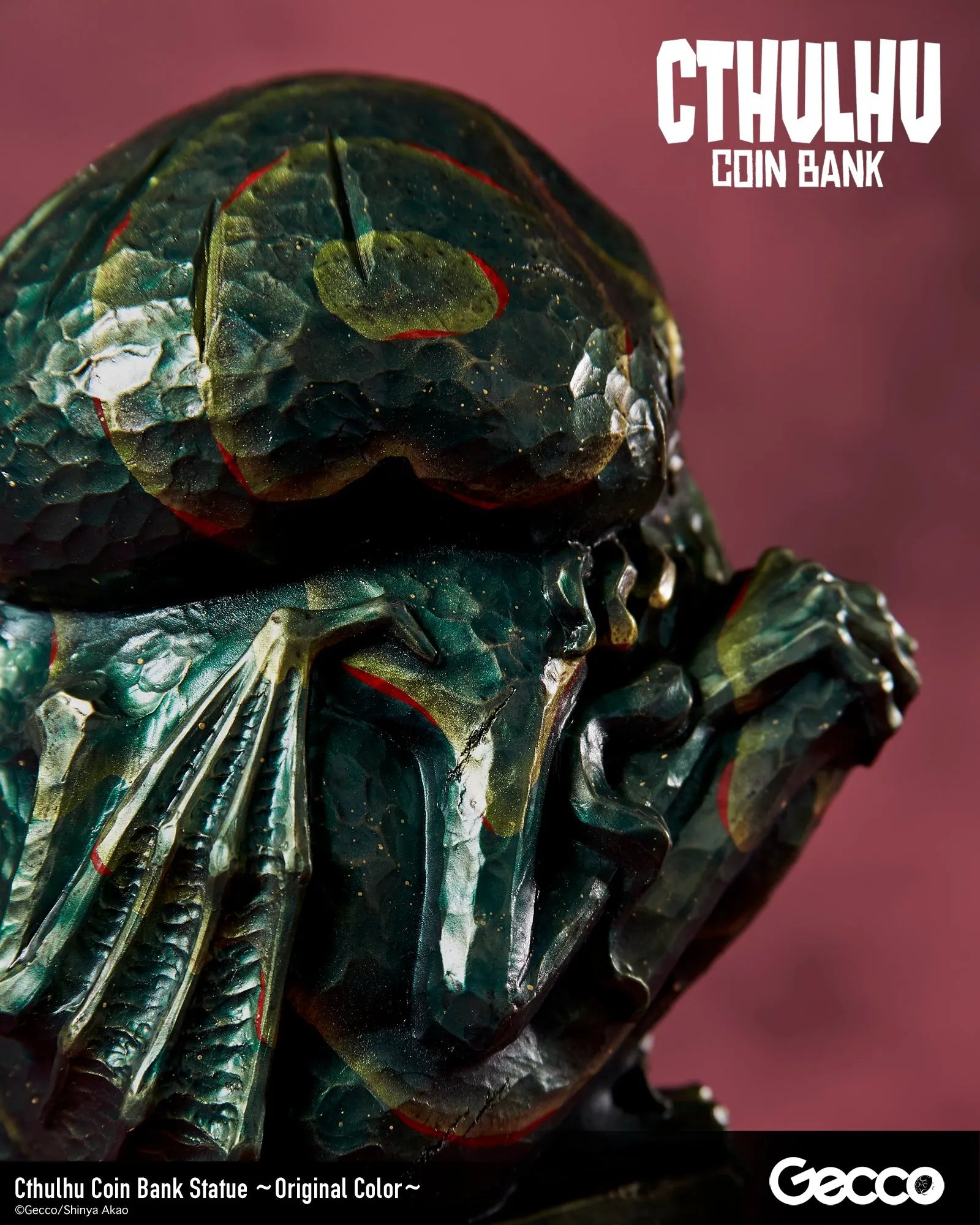 Cthulhu Coin Bank Statue (Original Color)