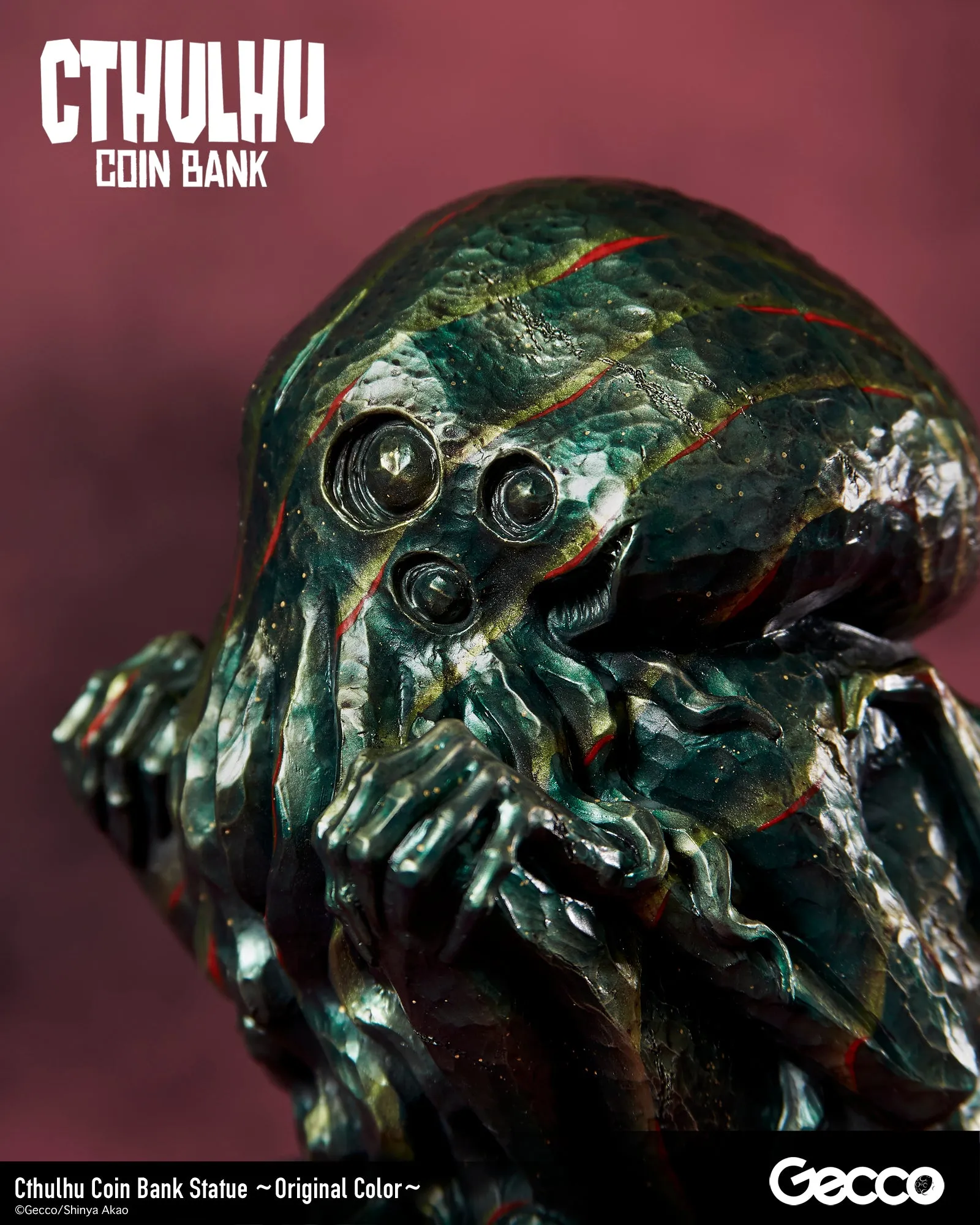 Cthulhu Coin Bank Statue (Original Color)