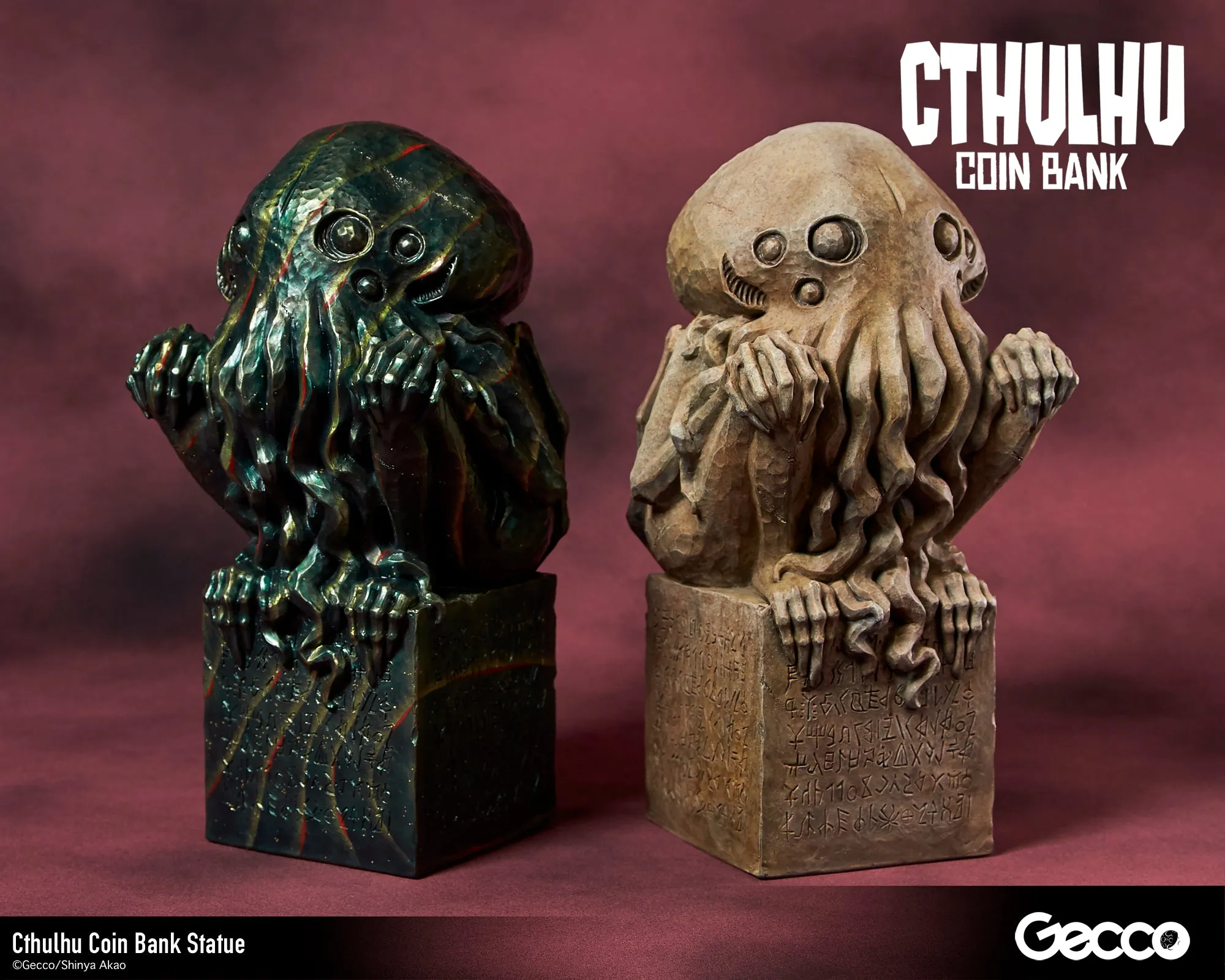 Cthulhu Coin Bank Statue (Original Color)