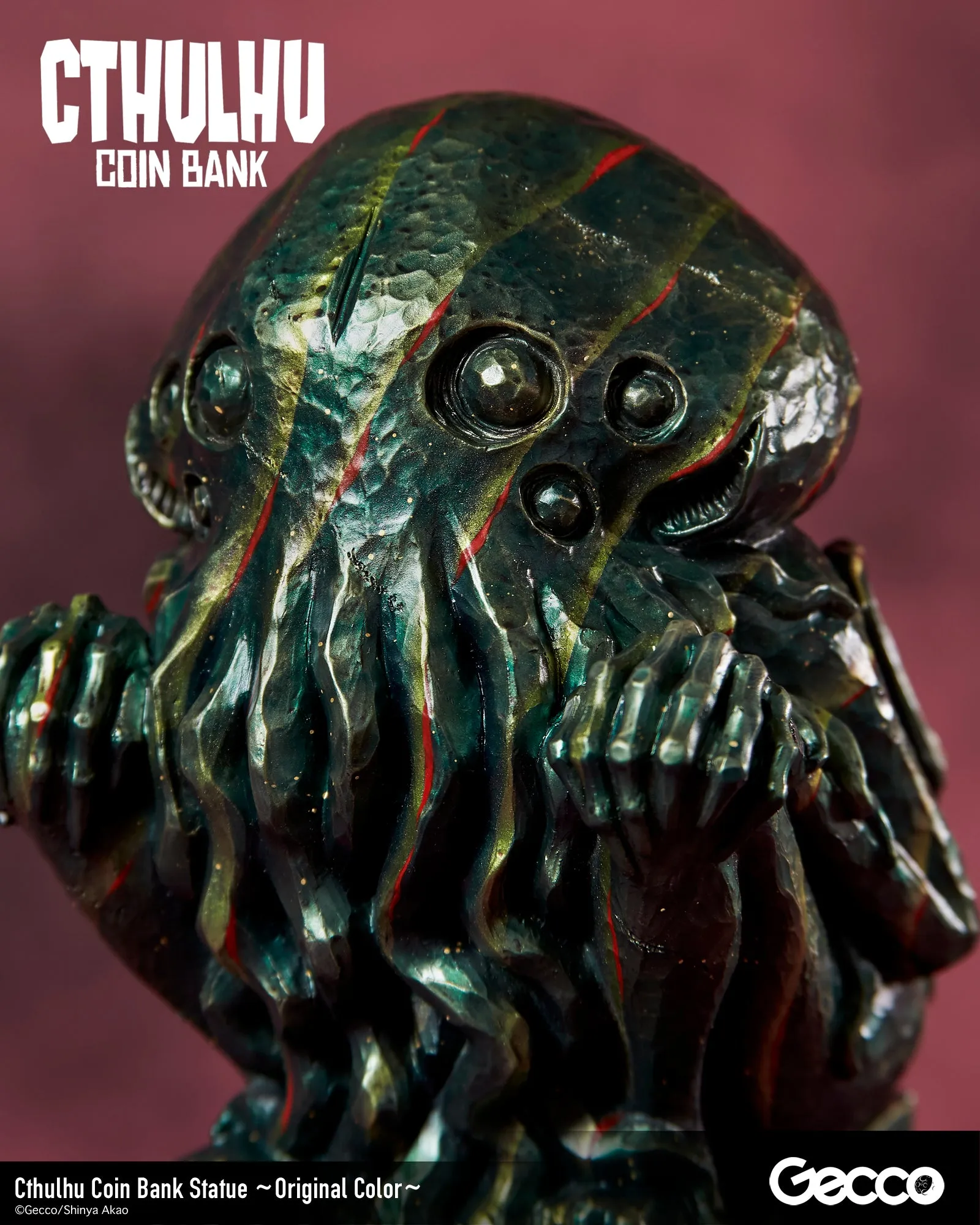 Cthulhu Coin Bank Statue (Original Color)