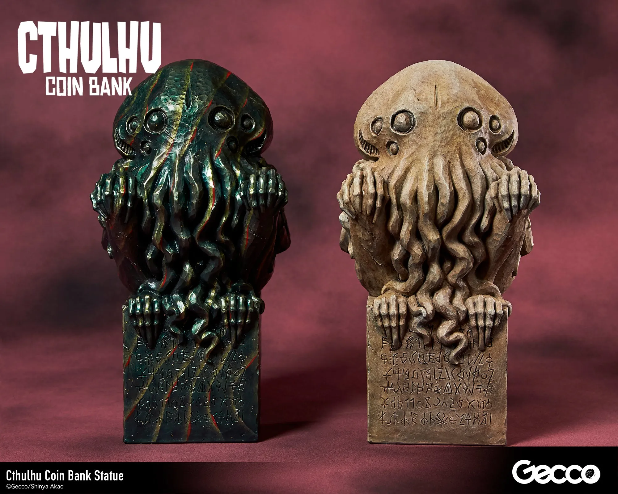 Cthulhu Coin Bank Statue (Original Color)