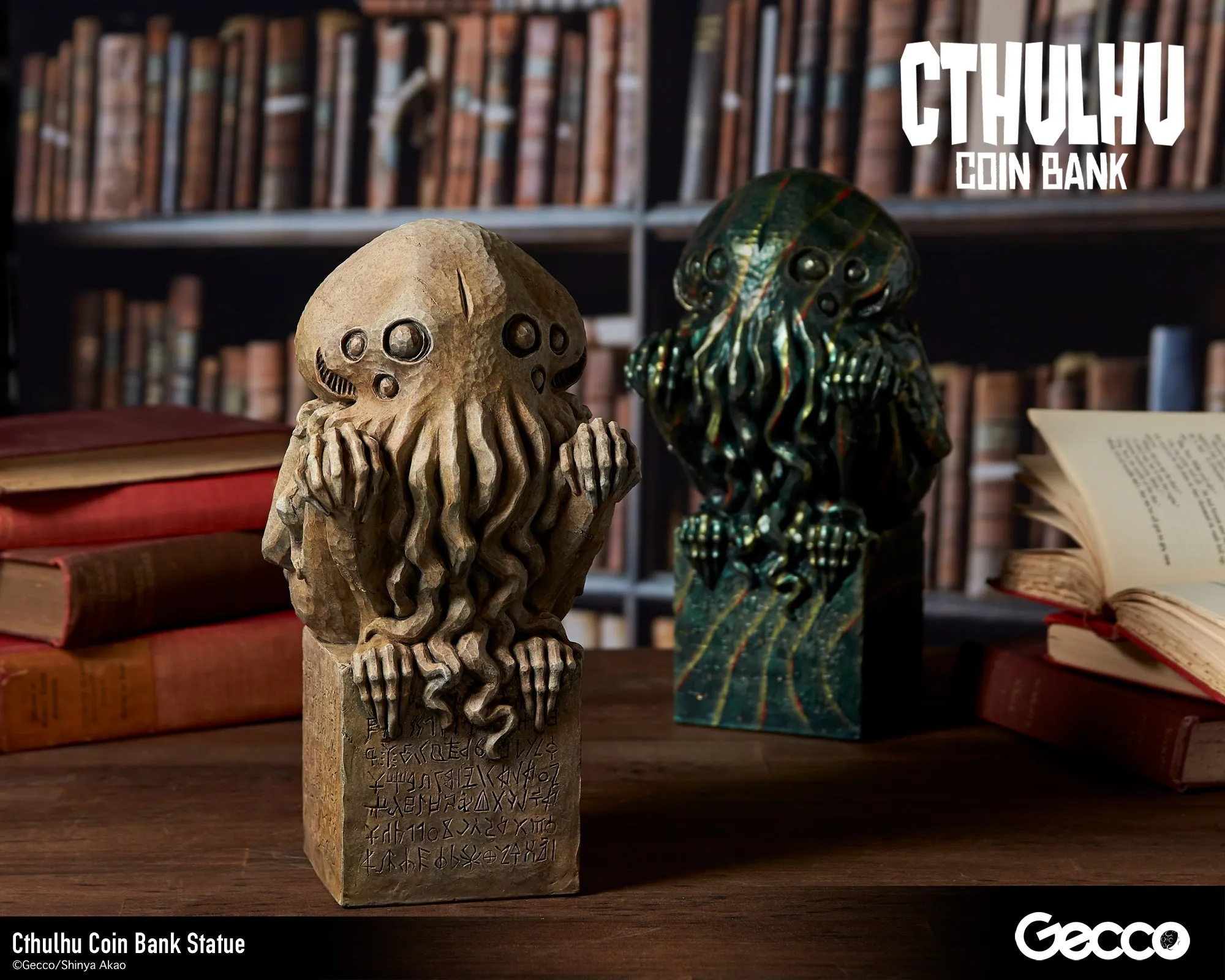 Cthulhu Coin Bank Statue (Original Color)