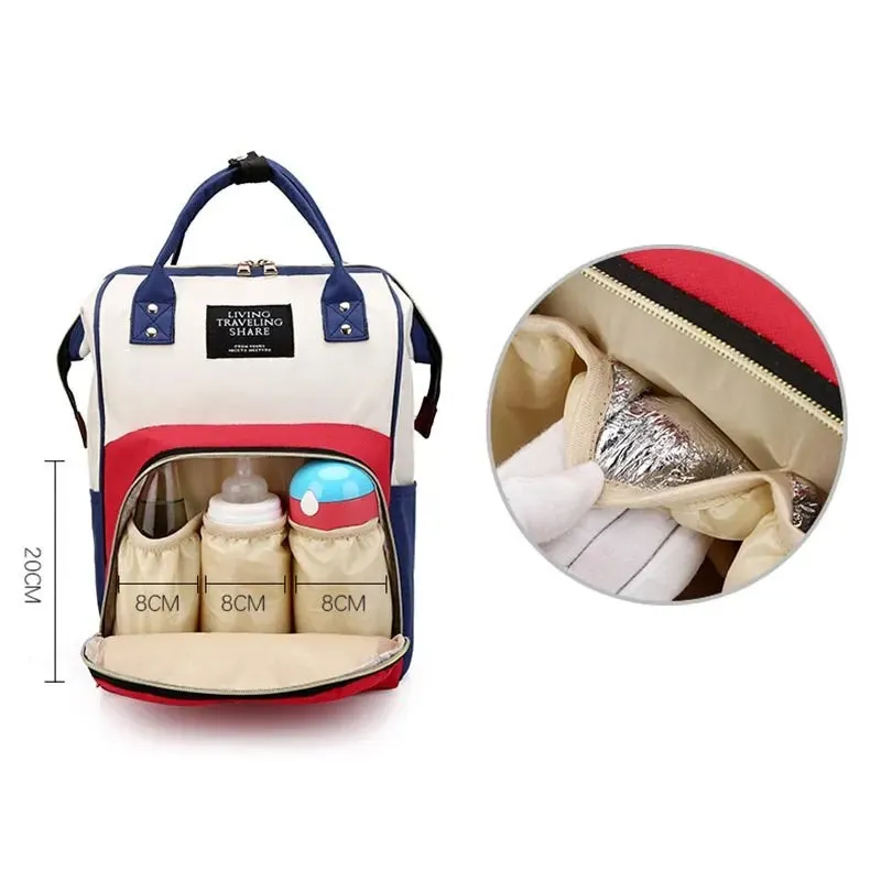 Diaper Bag Mummy Backpack Large Capacity Bag Mom Baby Multi-function