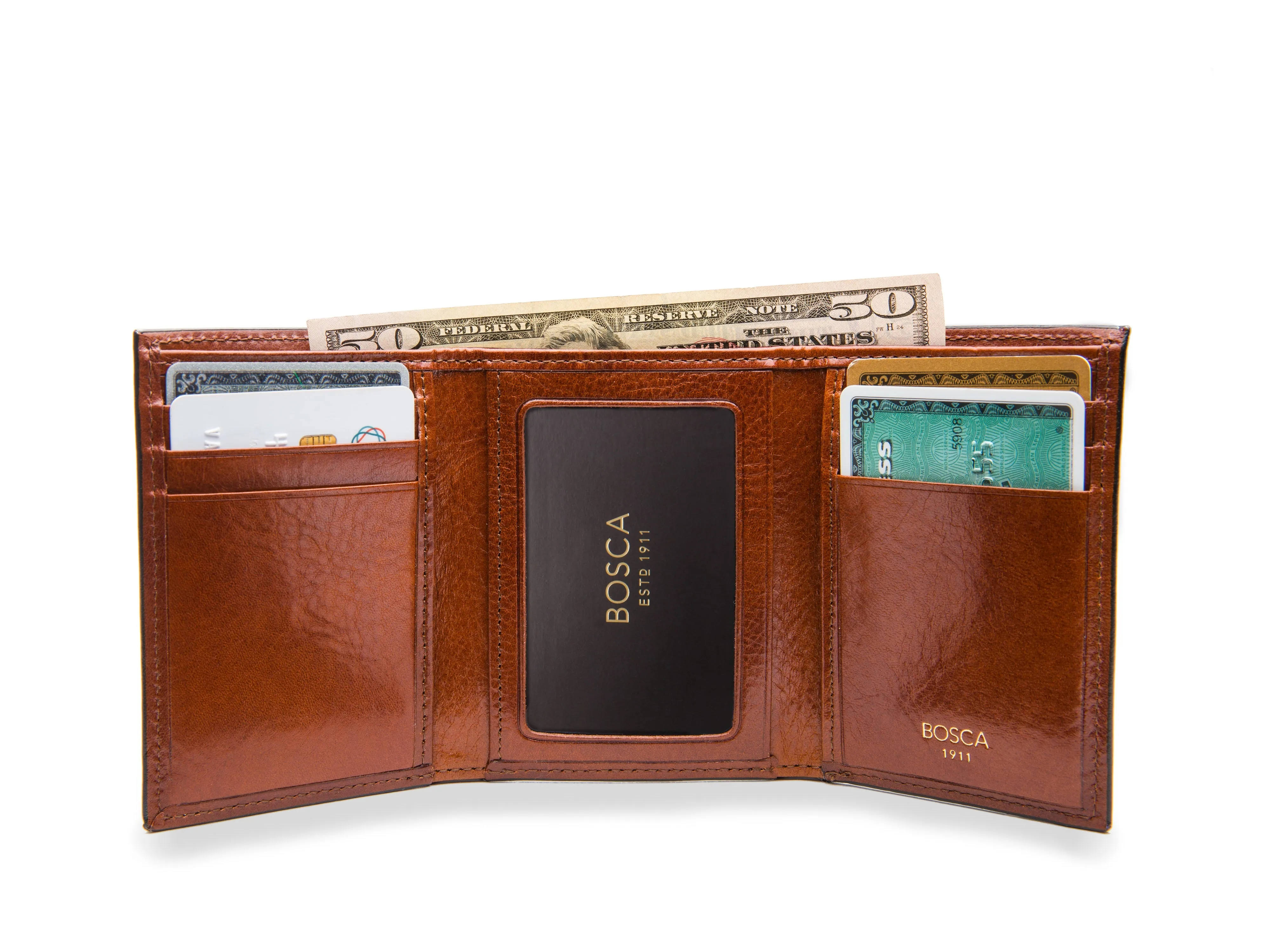 Double I.D. Trifold Wallet