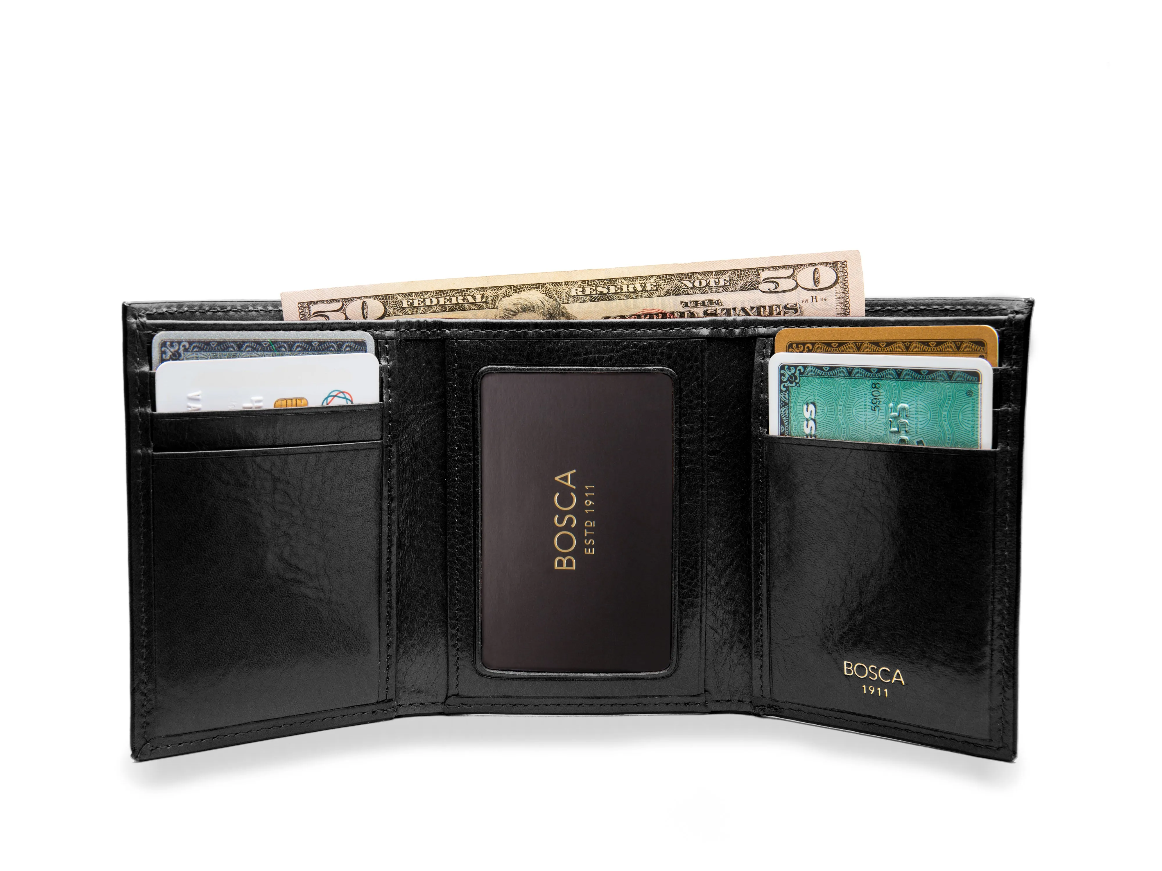 Double I.D. Trifold Wallet