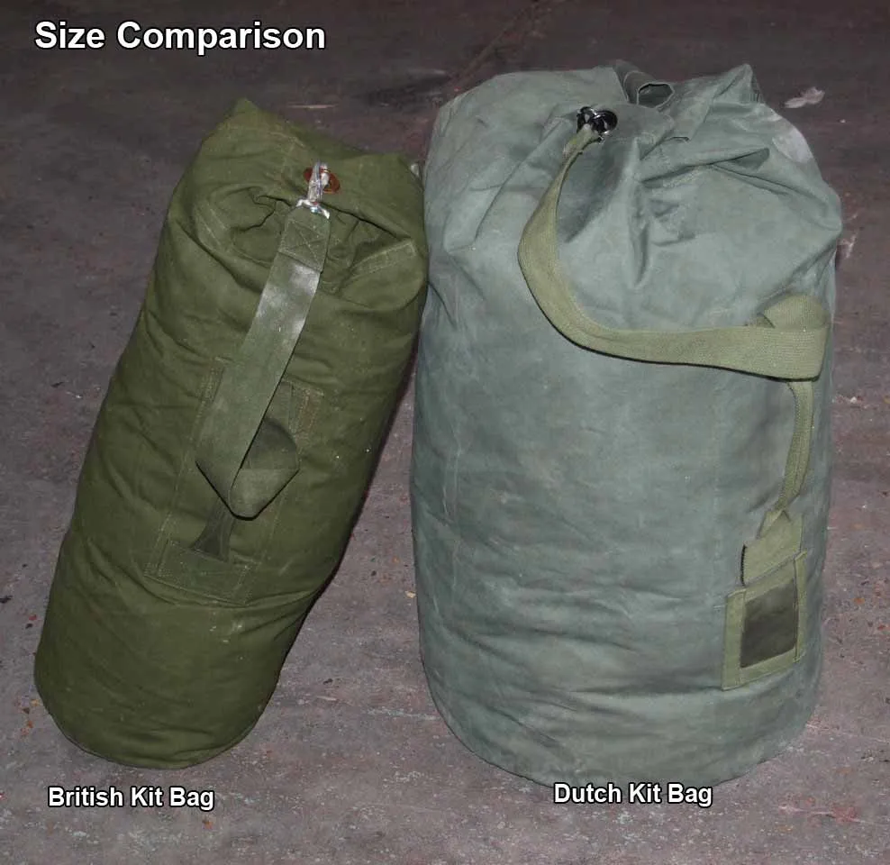 Dutch Army Large Kit Bag - 80 litre capacity approximately - Grade 1