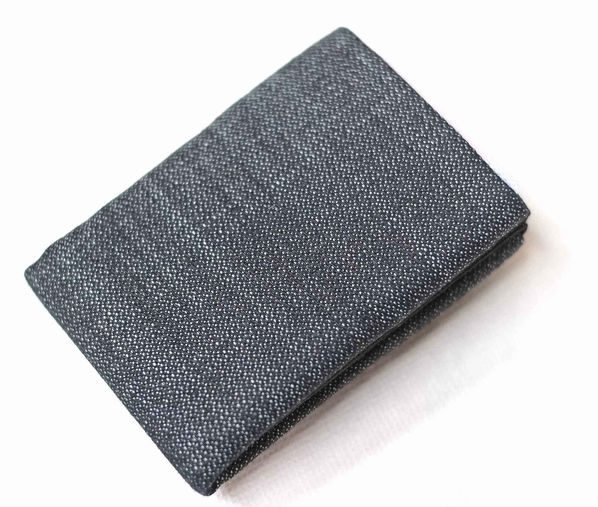 Experience the Perfect Balance of Sustainability and Style with Our Vegan Denim Minimalist Wallets -  NO RFID protection