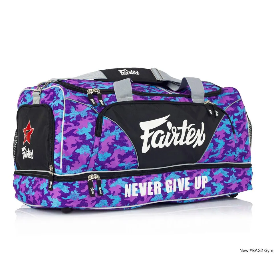 Fairtex BAG2 Purple Camo Heavy Duty Gym Bag