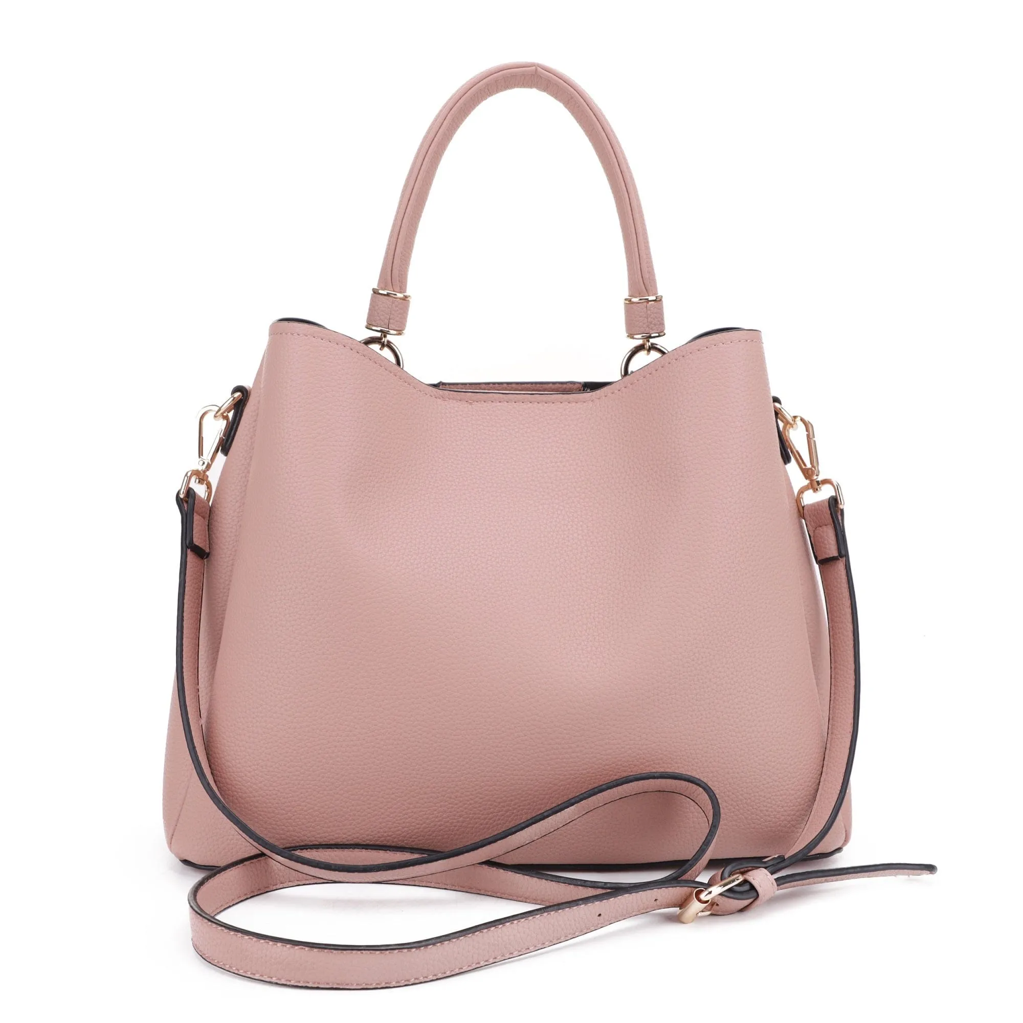 FC20448 Diana Twist Lock Satchel/Crossbody