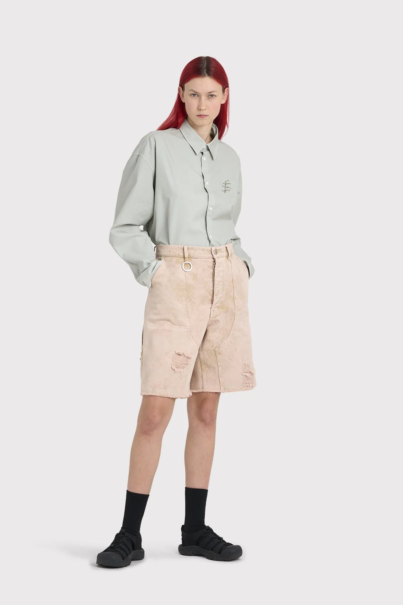 FRICHE SHORT DENIM DYED SAND