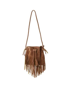 Fringe Crossbody Purse | Saddle