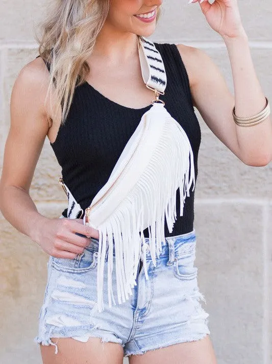 Fringe or No Fringe? Crossbody Sling Bag