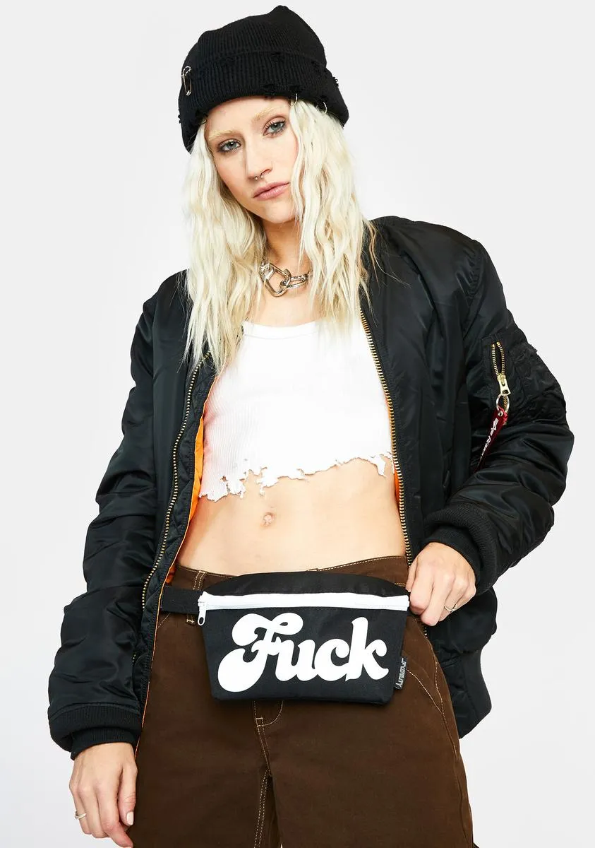 Fuck Ultra Slim Fanny Pack