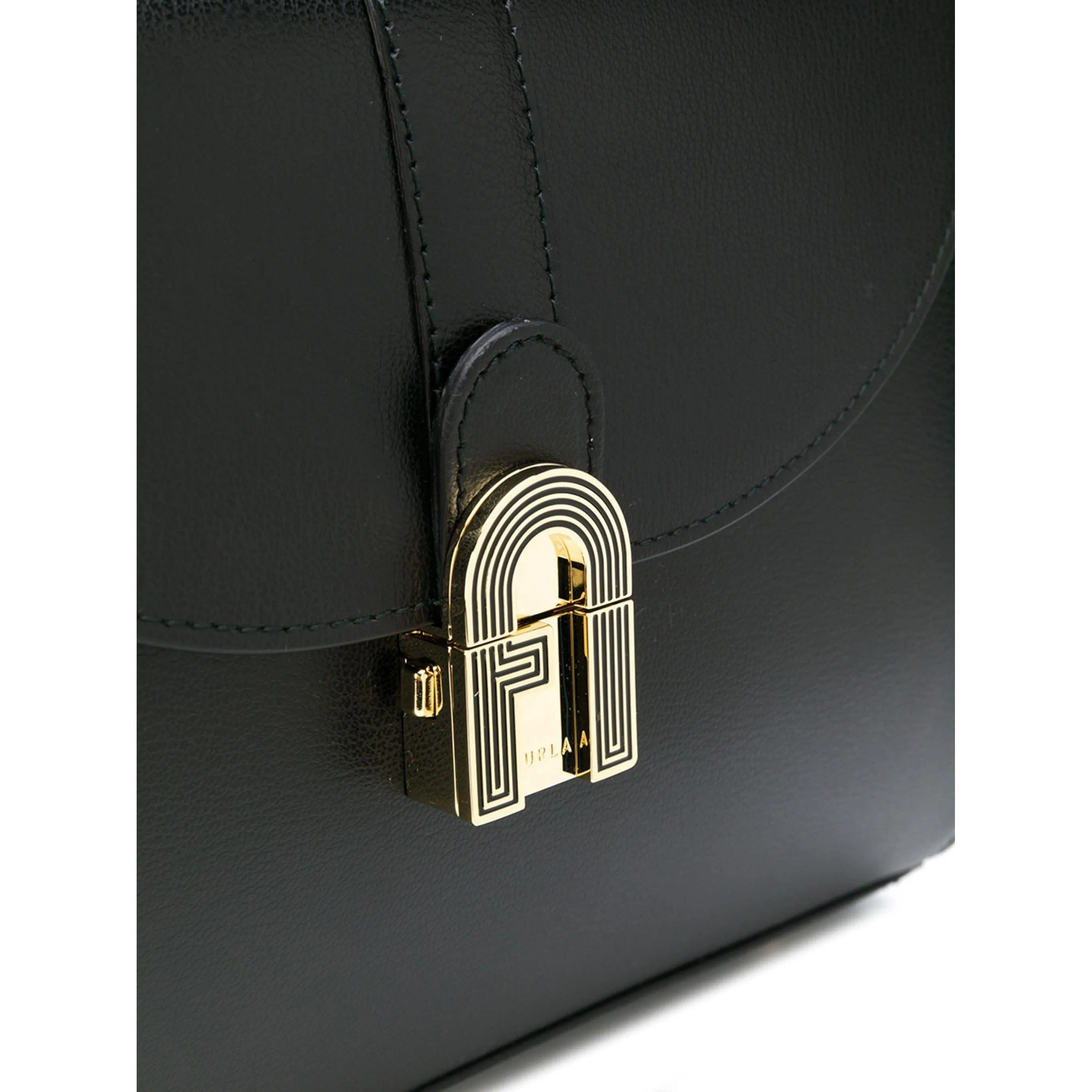 Furla 1927 Top Handle Opera Black Bag