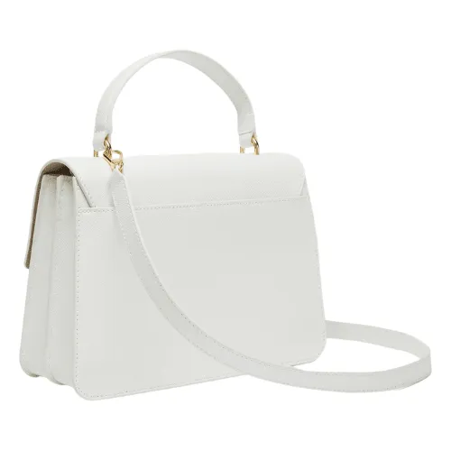 Furla Bella Small Top Handle Bag- Talco White