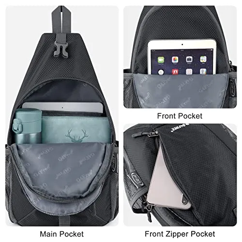 G4Free RFID Sling Bag Crossbody Sling Backpack