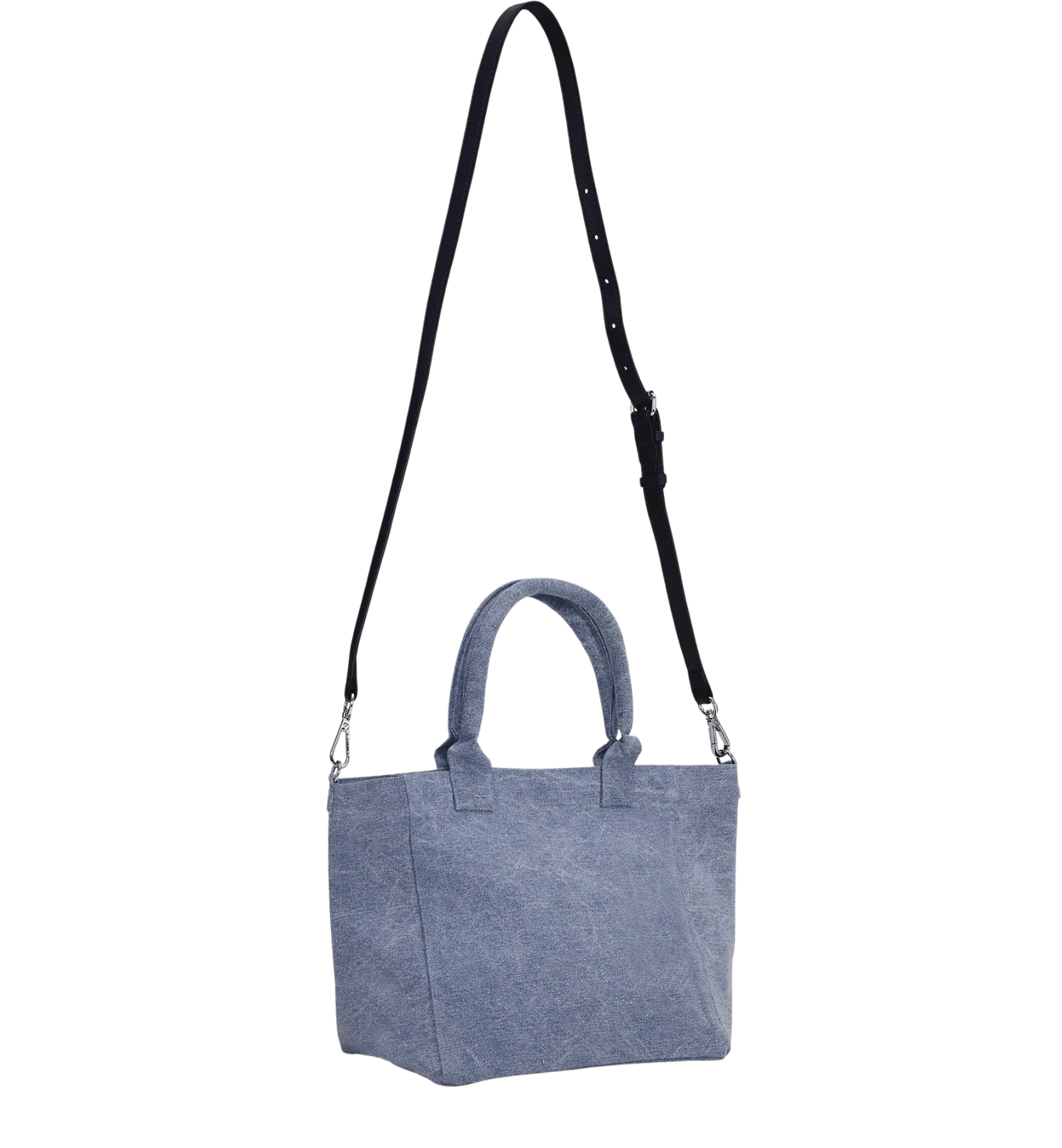 GANNI Washed Denim Small Easy Shopper