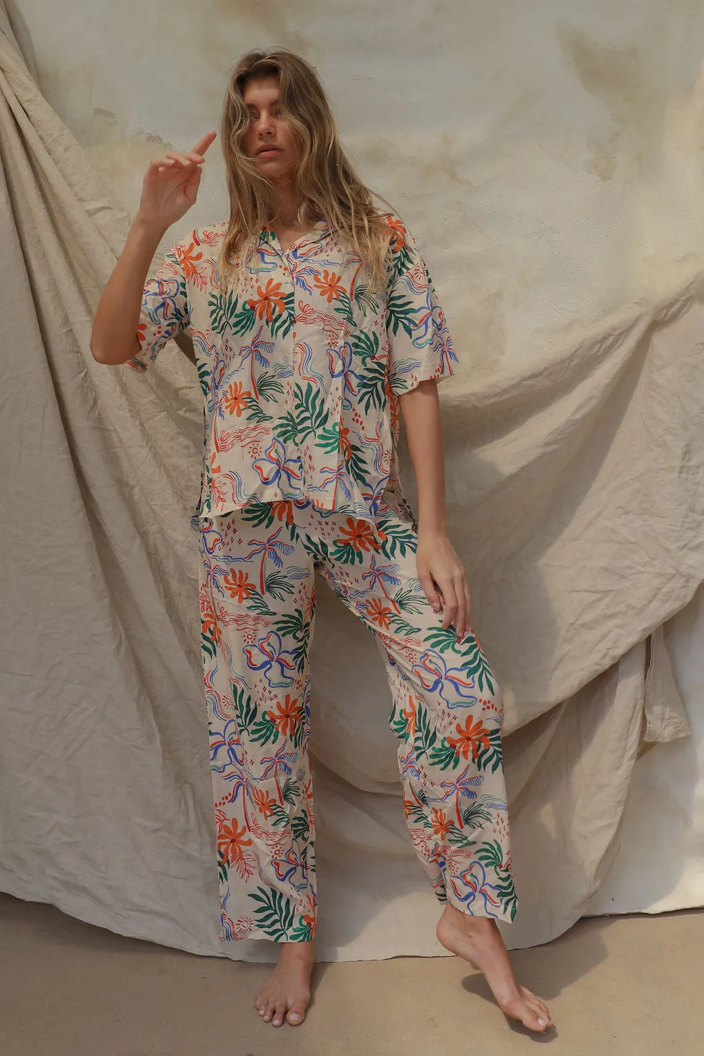 Gita Linen Pant - Island Hop