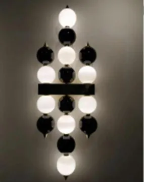 Gleaming Monochrome Indoor LED Wall Light (XQ6026)