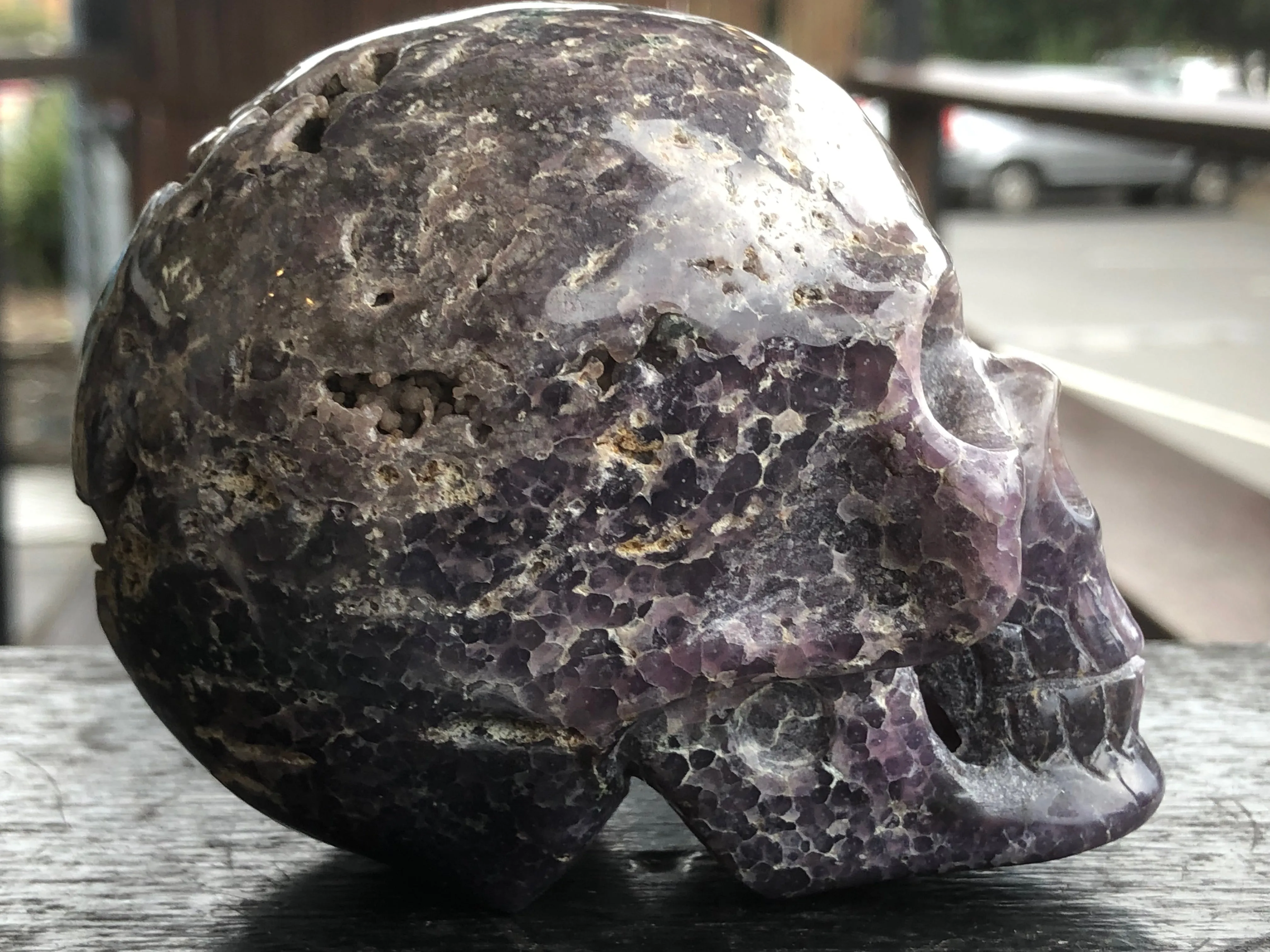 Grape Agate Skull [1k1336]