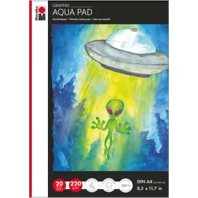 Graphix Aqua Pad A4 8.3in x 11.7in Pad 20 Sheets