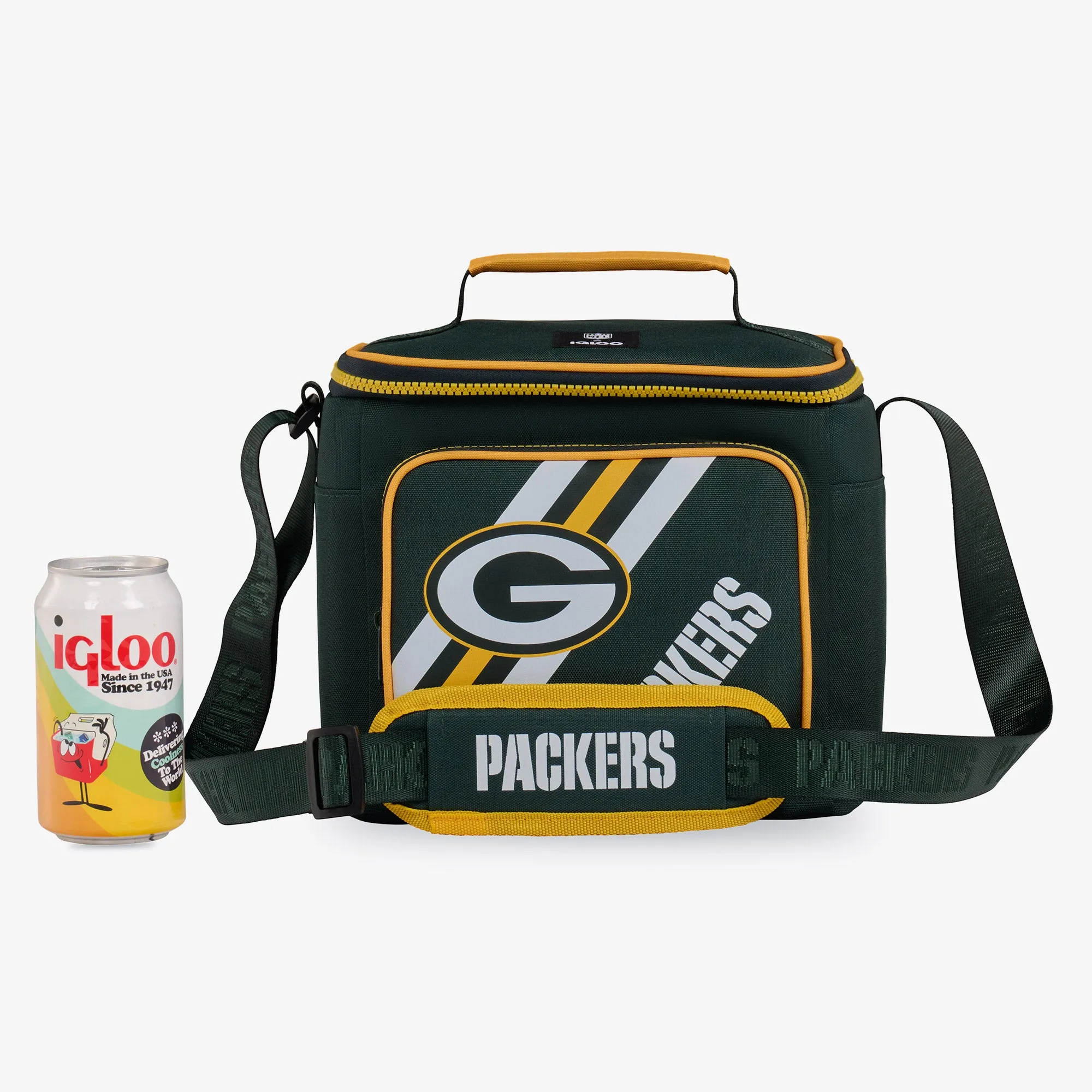 Green Bay Packers Square Lunch Cooler Bag