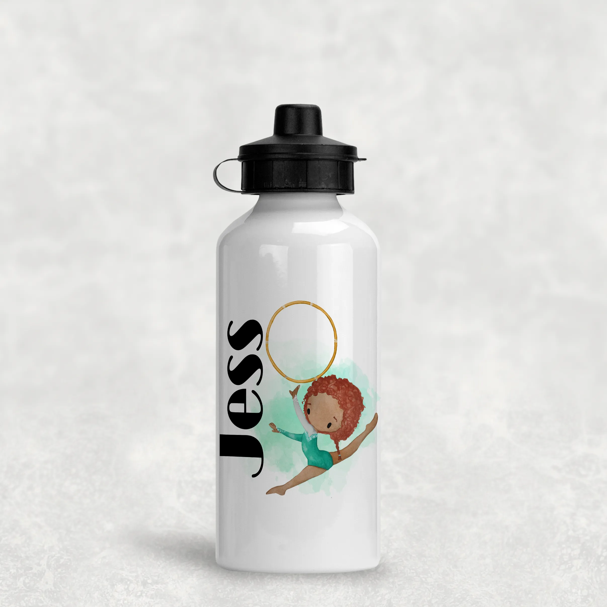 Gymnast Personalised Aluminium Water Bottle 400/600ml