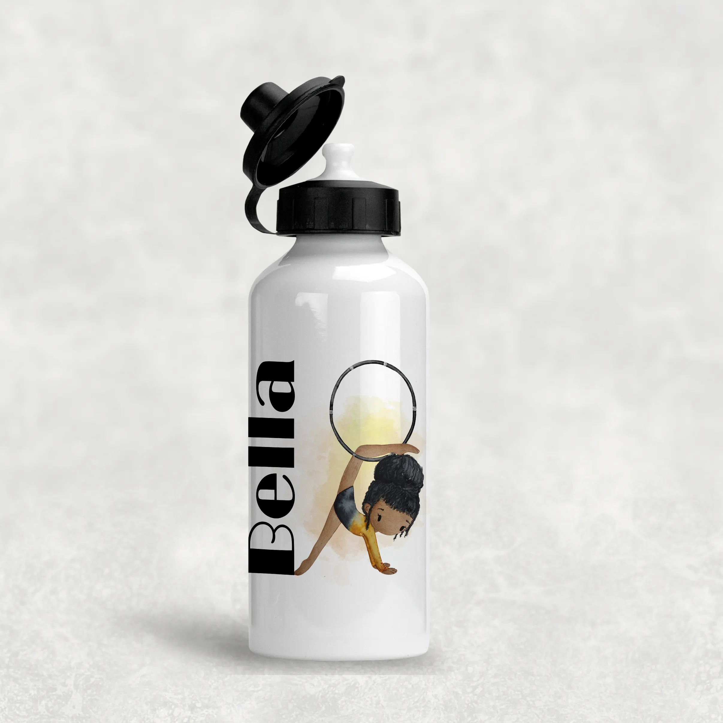 Gymnast Personalised Aluminium Water Bottle 400/600ml