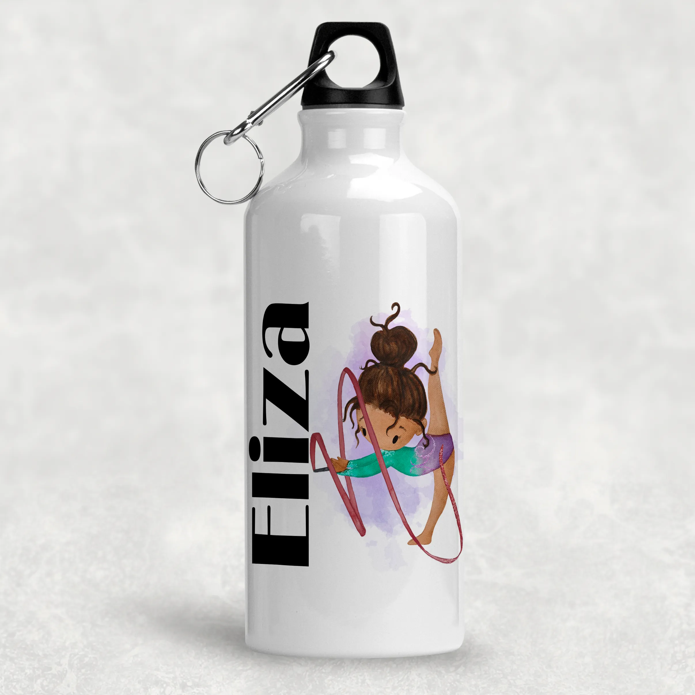 Gymnast Personalised Aluminium Water Bottle 400/600ml