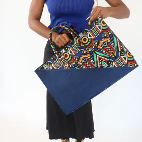 Handmade African Oversized Tote Bag