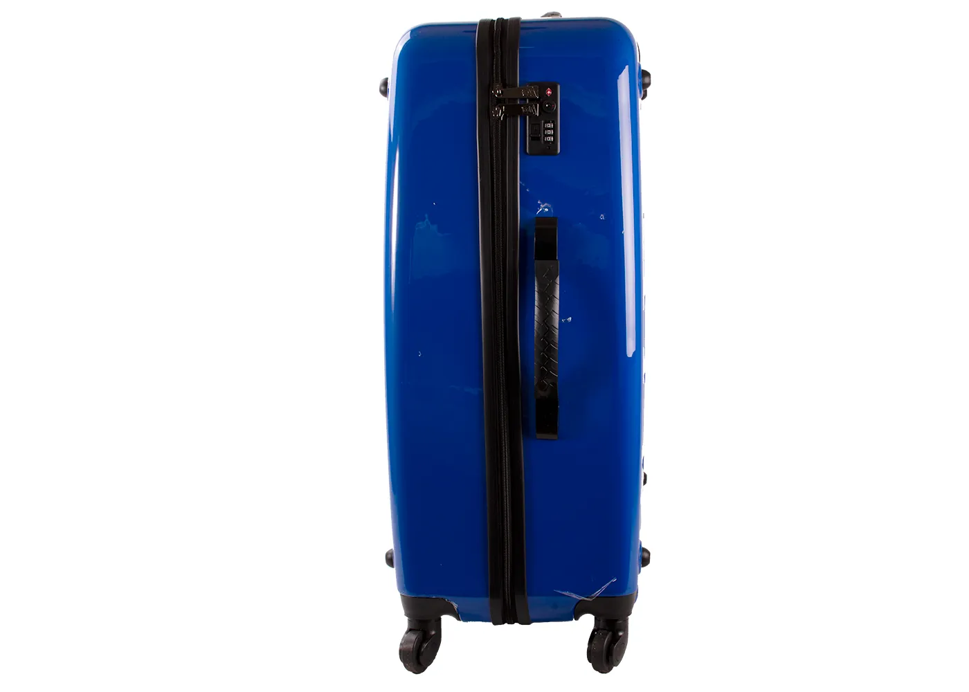 Hard Shell Suitcase with 4 Spinner Wheels Travel Luggage - Blue