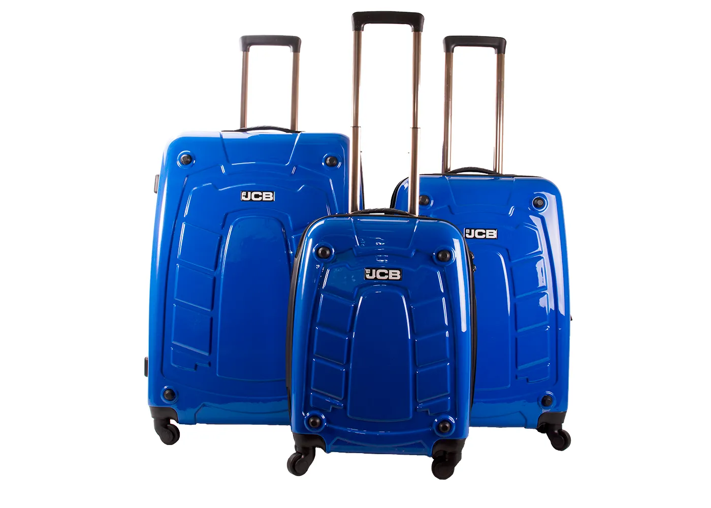 Hard Shell Suitcase with 4 Spinner Wheels Travel Luggage - Blue