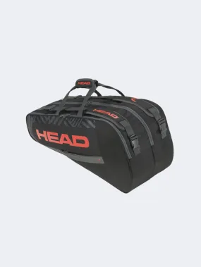 Head Base Racquet M Tennis Bag Black/Orange