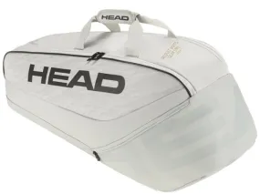 Head Pro X 6 Racket Bag (Corduroy White/Black)