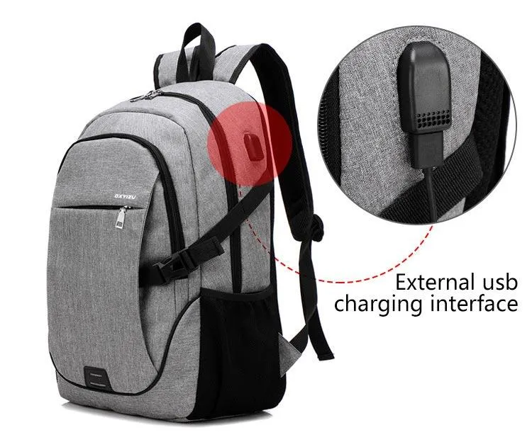 High Density and Water Repellent Multi Layer Compartment Computer Backpack