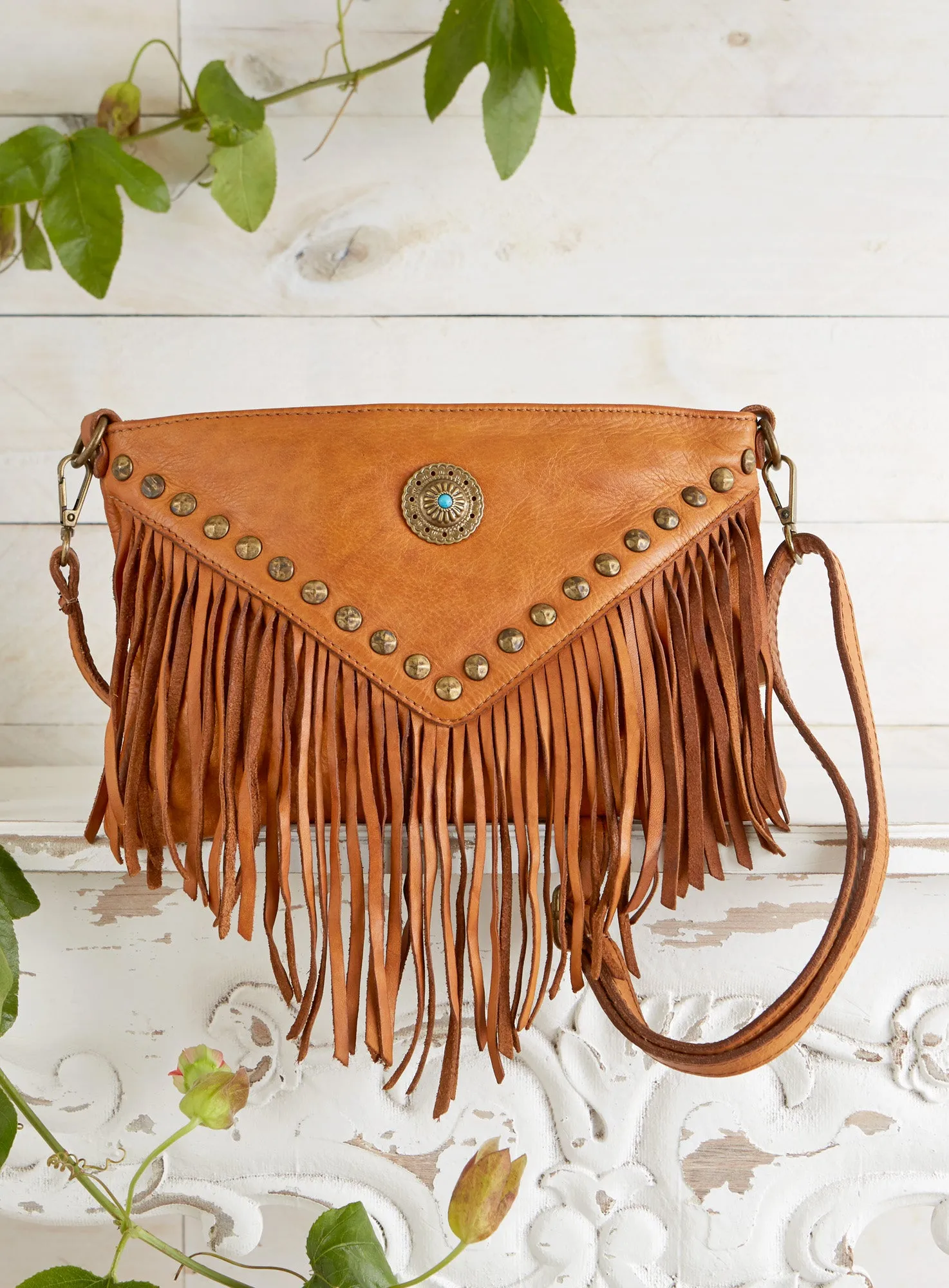 High Noon Fringed Leather Bag