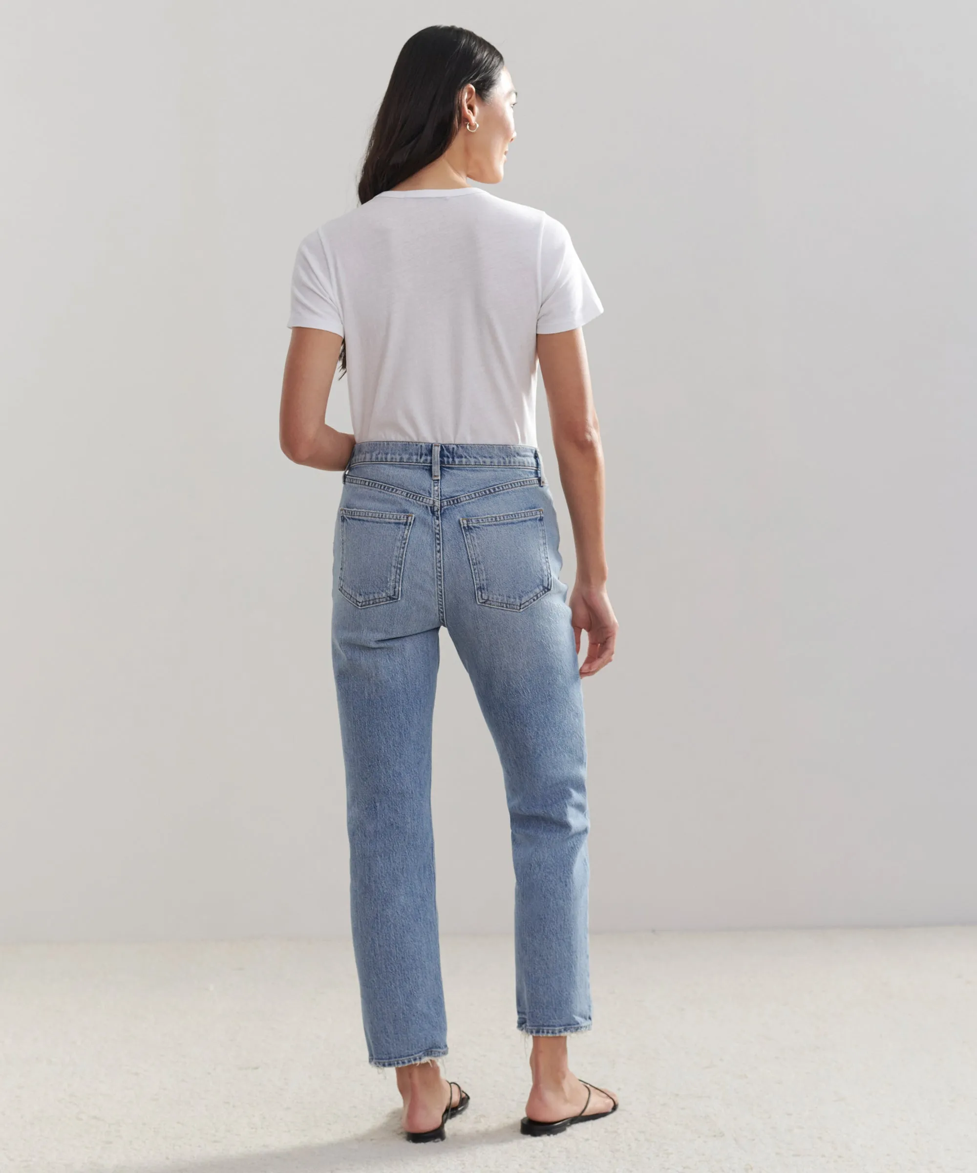 High Rise Stovepipe Jean