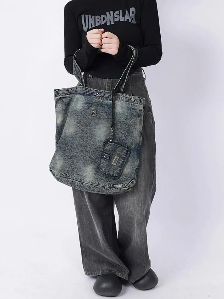 Hot girl denim retro shoulder bag【s0000003307】