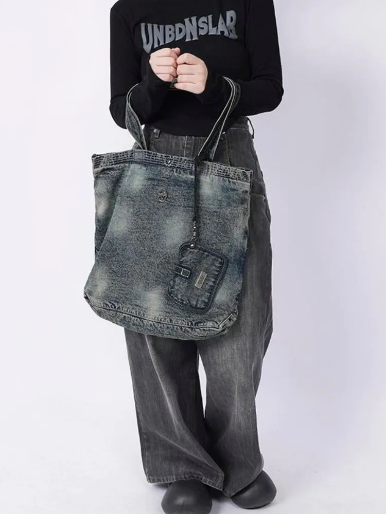 Hot girl denim retro shoulder bag【s0000003307】