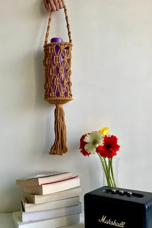 House Of Macrame 'Rustic' Bottle Holder Carry Bag